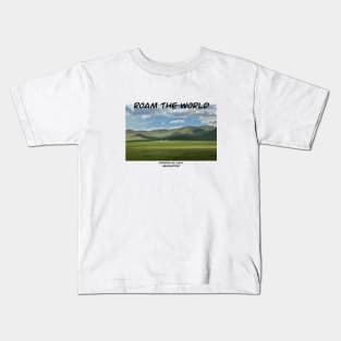 Roam The World Landscape Kids T-Shirt